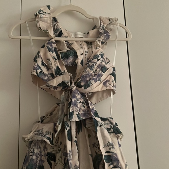 Like new Zimmermann Cassia Ruffled Floral Mini Dress. Size: 0 - Picture 6 of 11